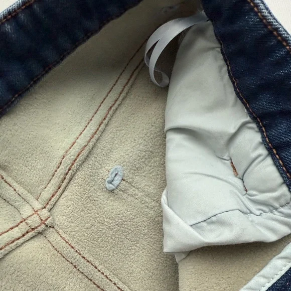 Loro Piana Fleece lined Straight Leg Jeans for women - Picture 10 of 16